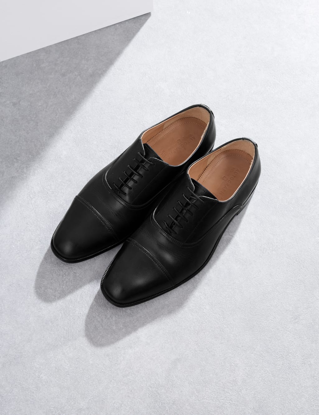 Wide Fit Leather Oxford Shoes 4 of 4