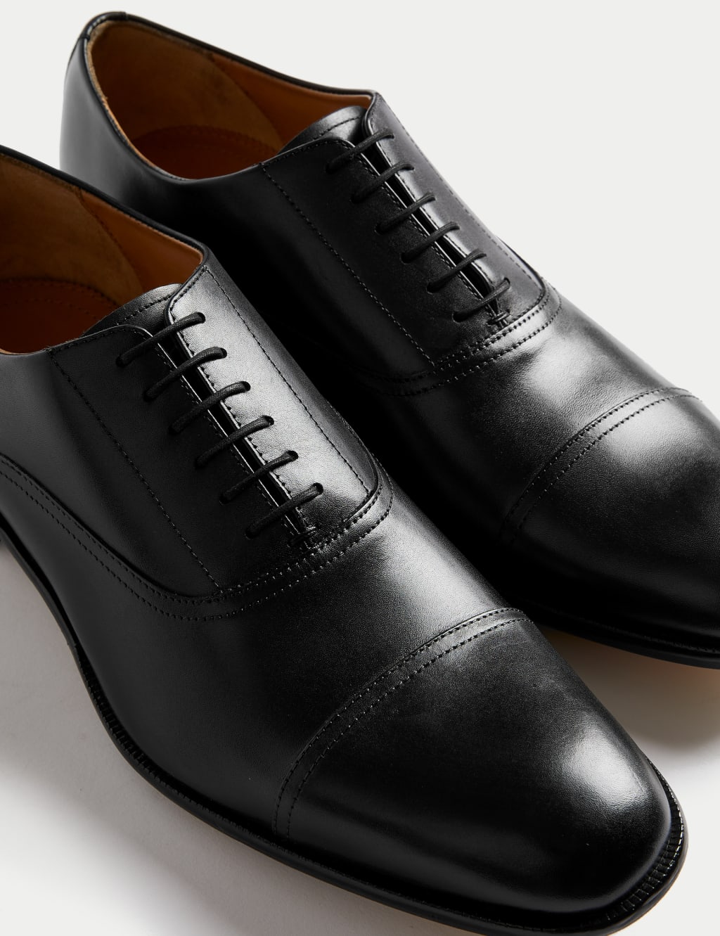 Leather Oxford Shoes Autograph M S