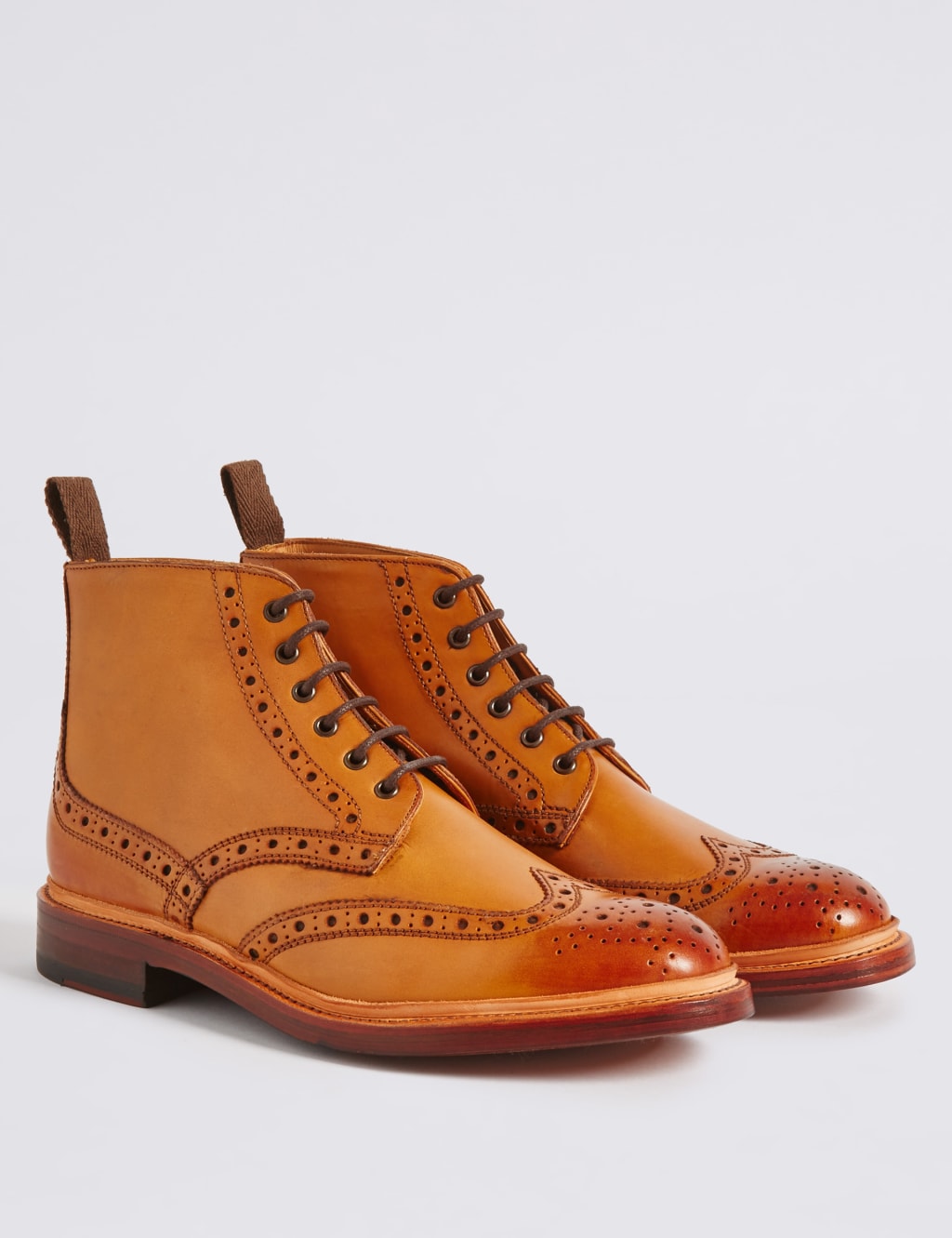Leather Brogue Boots 4 of 7