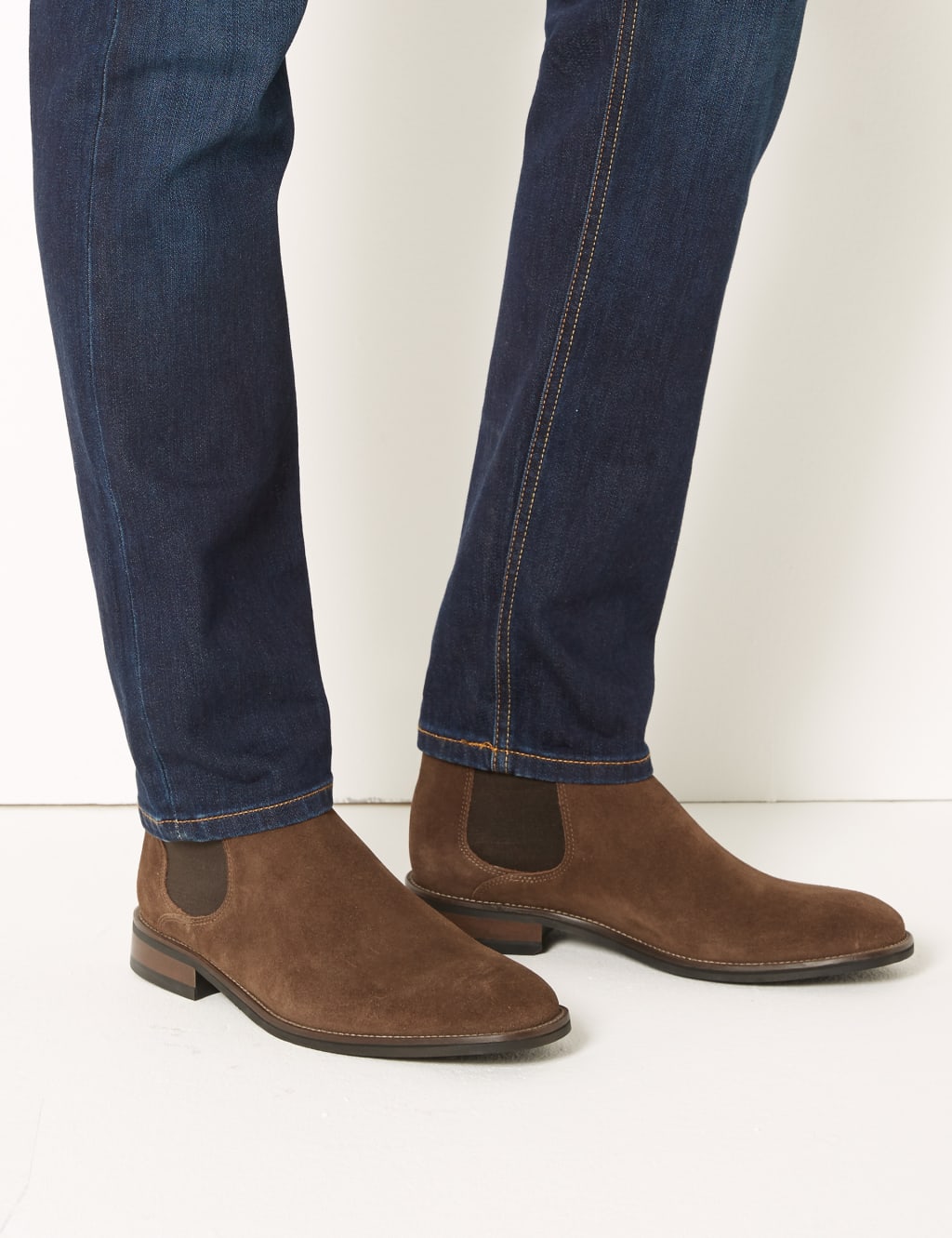 M&s mens suede chelsea boots shop