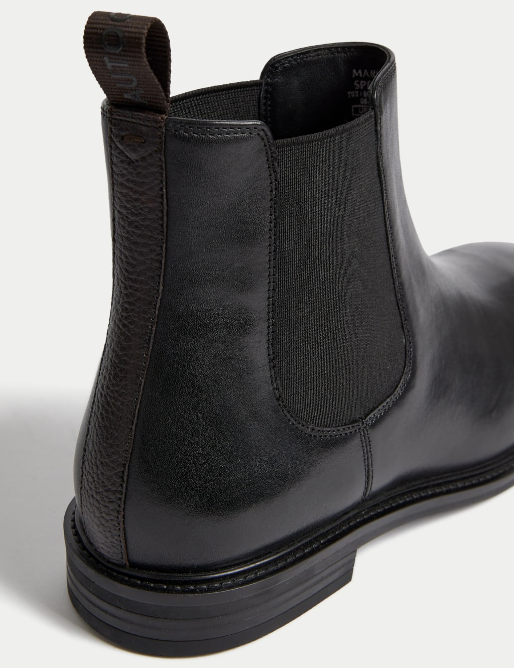 Wide Fit Leather Chelsea Boots