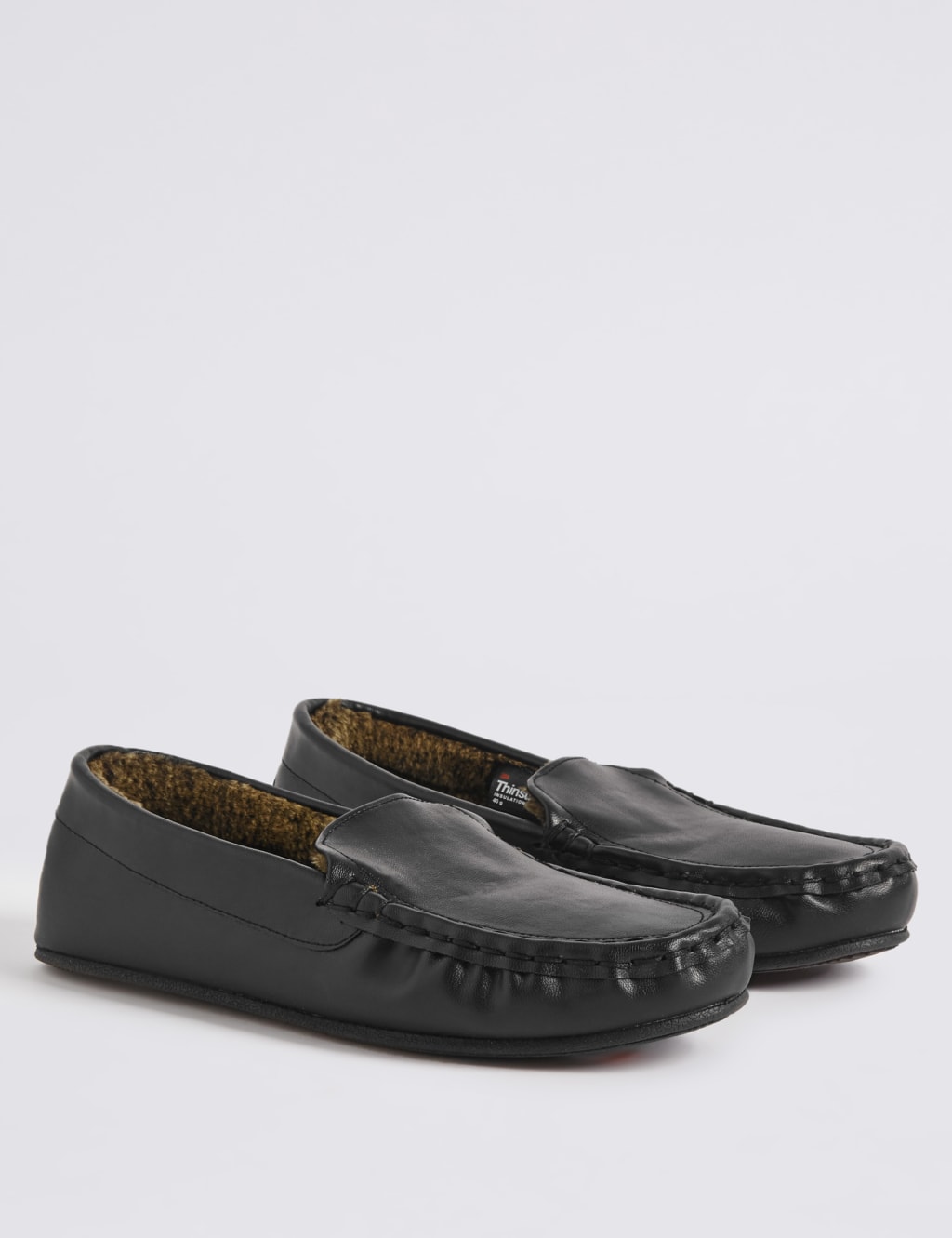 Moccasin Slippers with Thinsulate M S Collection M S