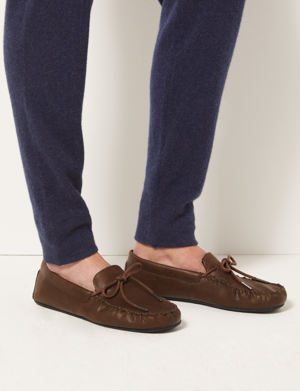 M&s moccasin slippers cheap