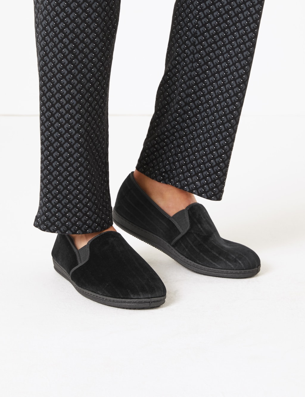 Striped Slippers 1 of 5