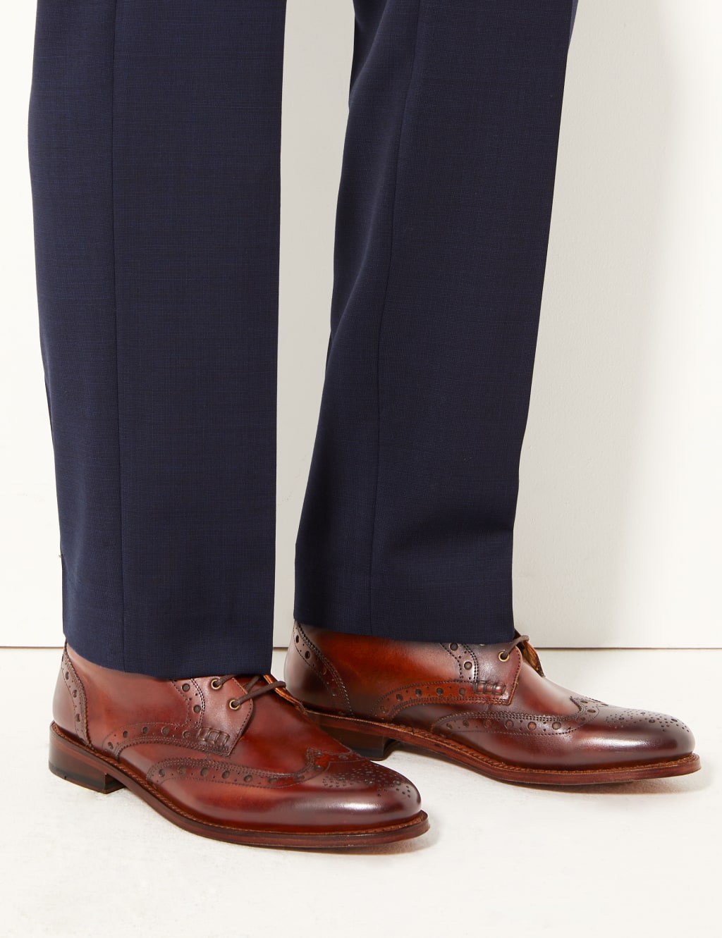 Leather Brogue Boots 1 of 6