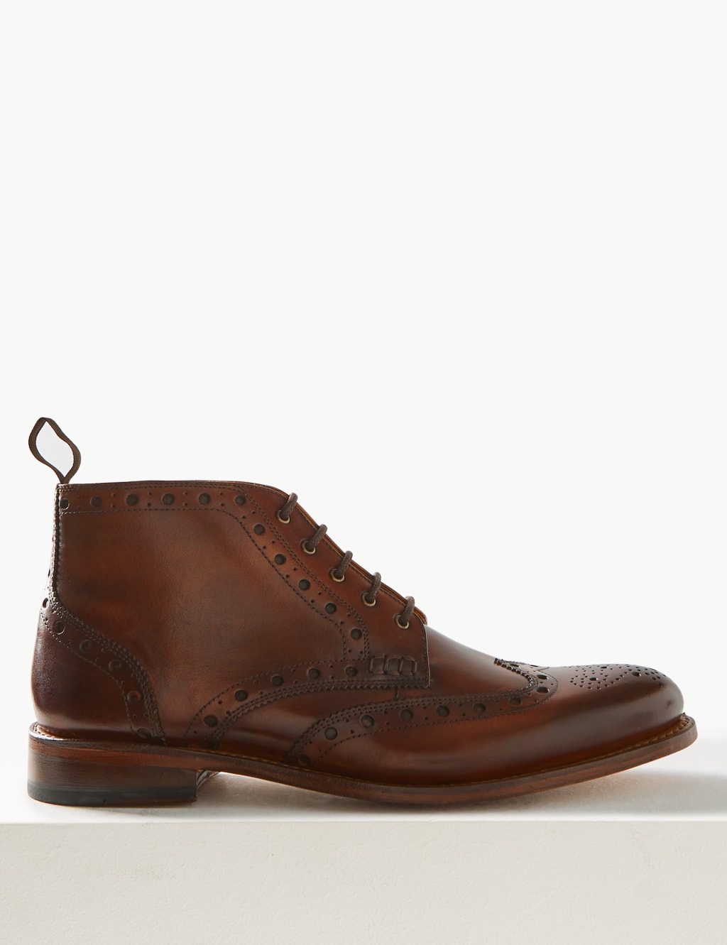 Leather Brogue Boots 2 of 6