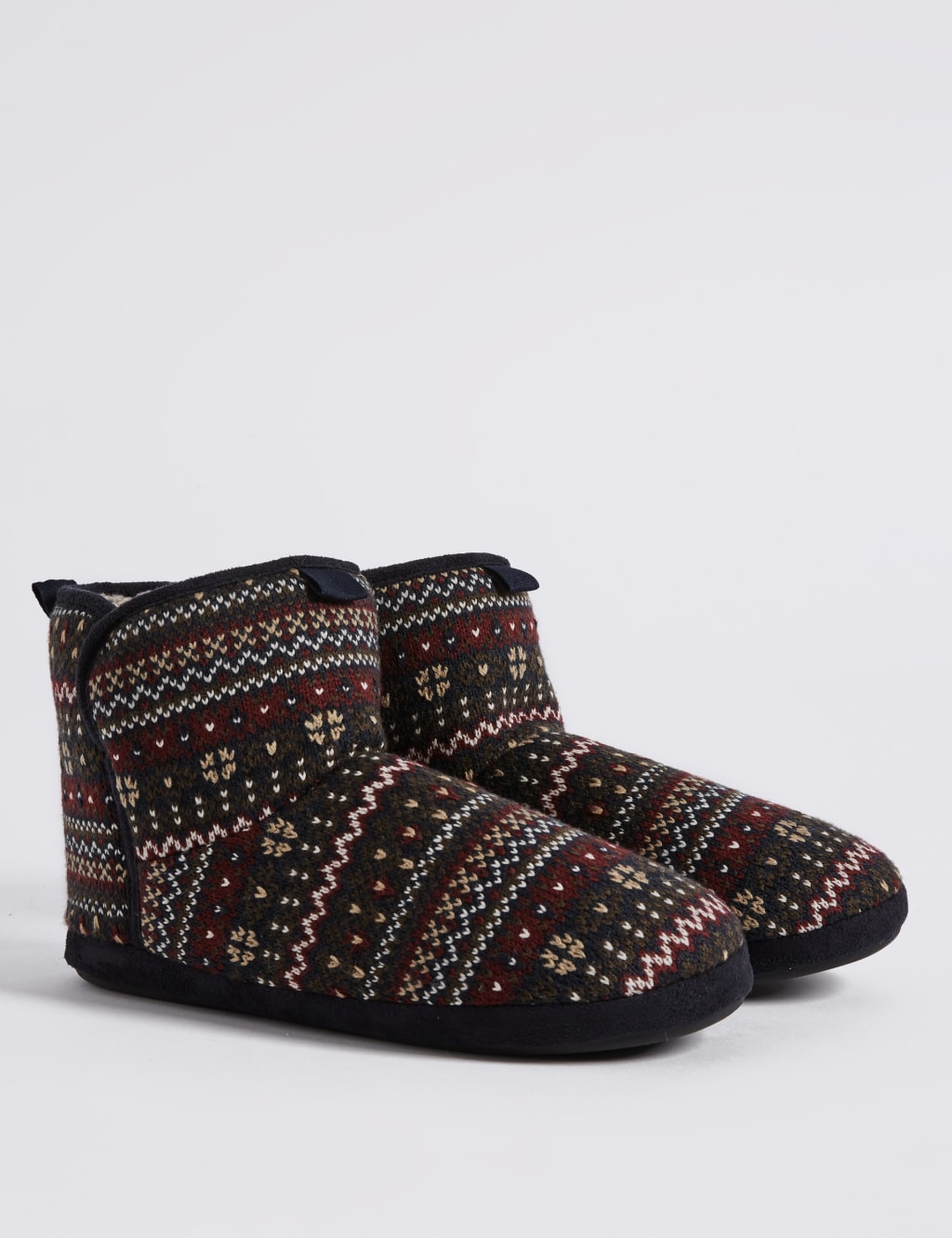 Fairisle Slipper Boots with Freshfeet™ 3 of 6