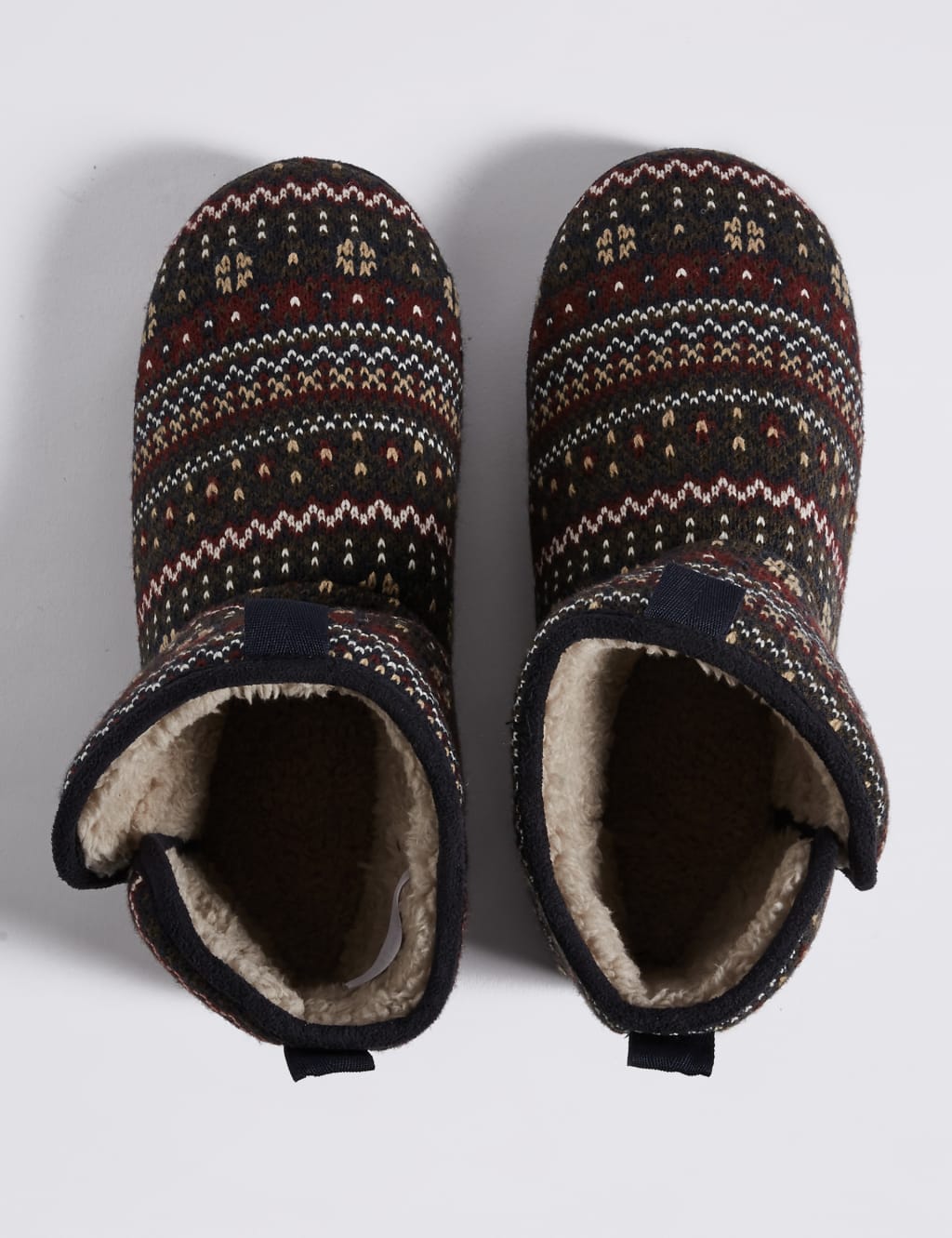 Fairisle Slipper Boots with Freshfeet™ 4 of 6