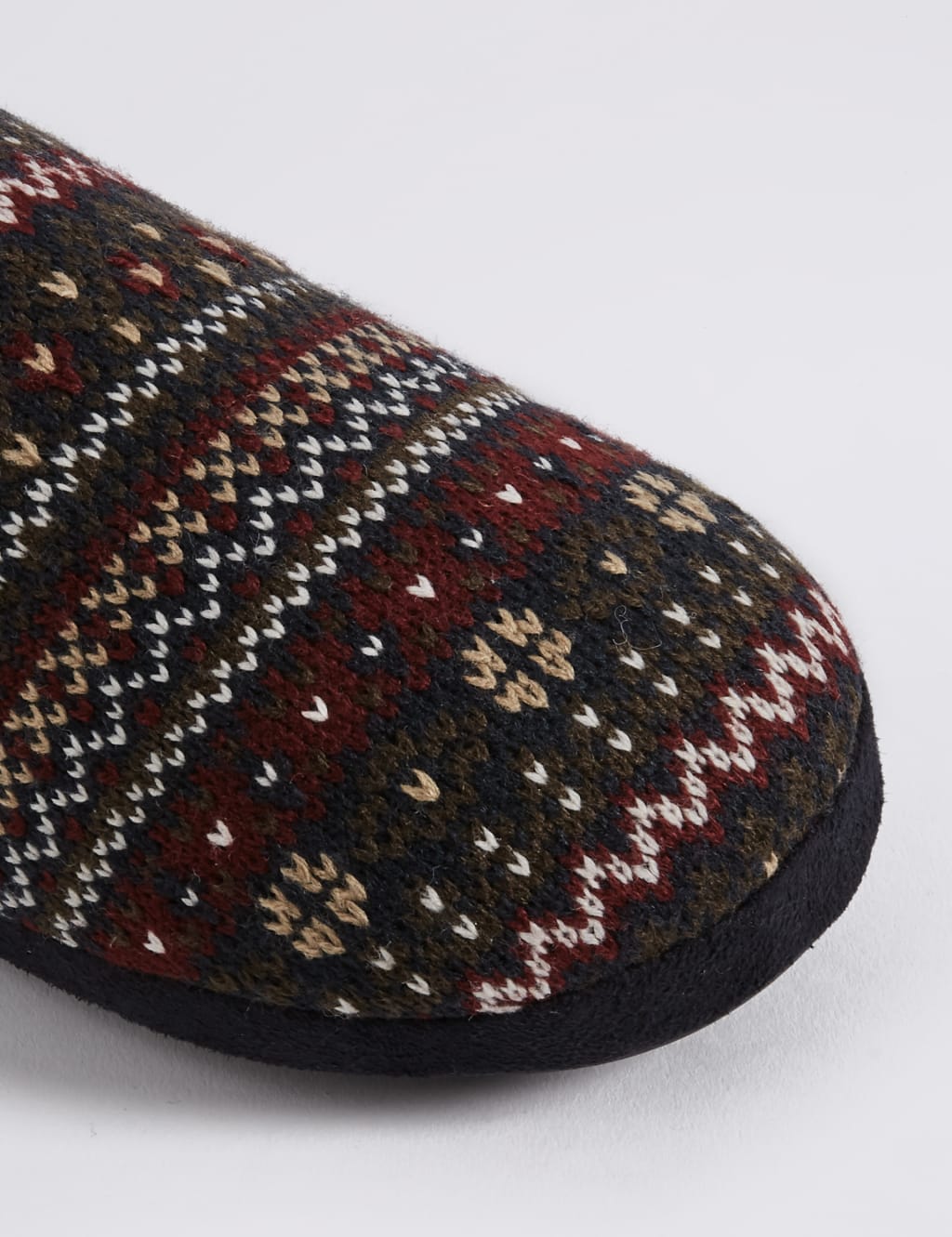 Fairisle Slipper Boots with Freshfeet™ 6 of 6