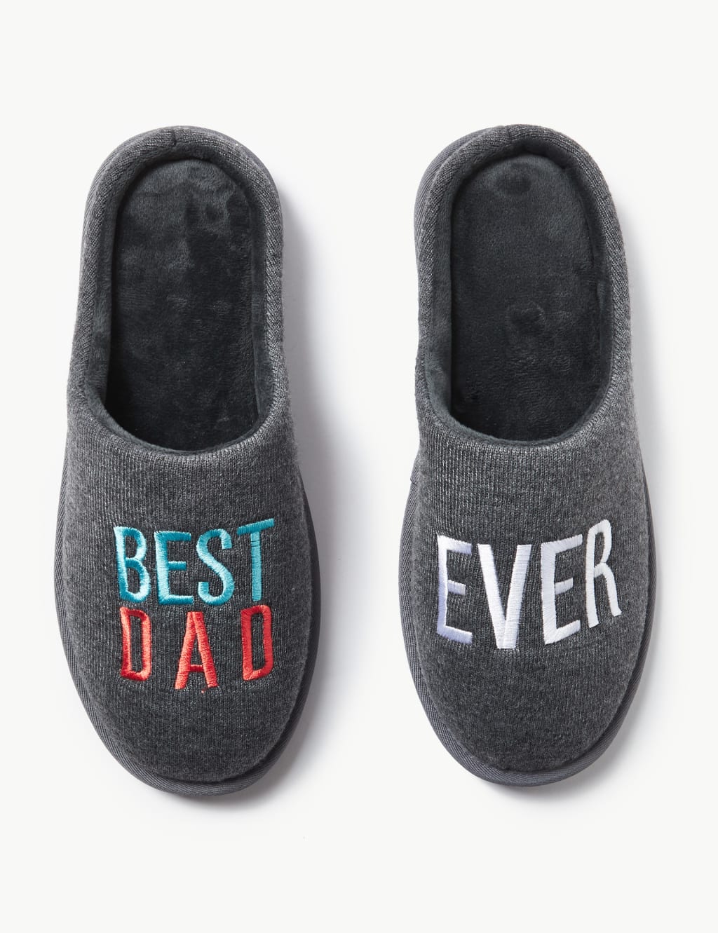 Best Dad Ever Mule Slippers M S Collection M S