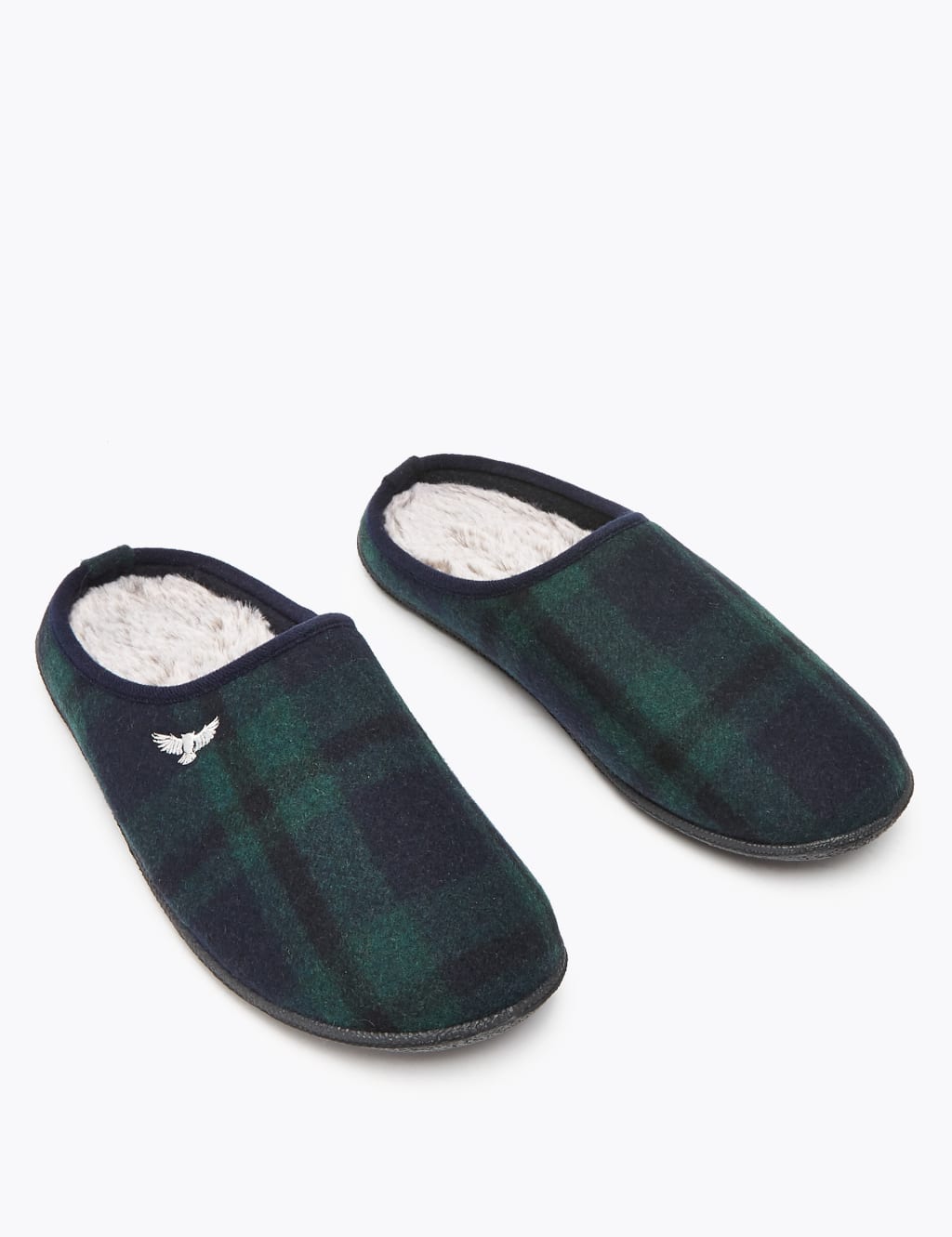 Checked Mule Slippers 3 of 5