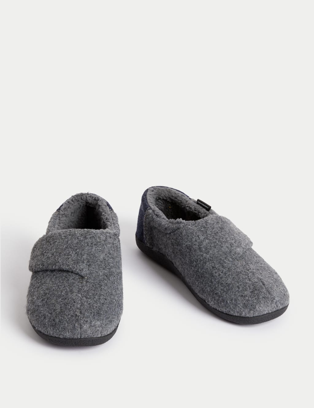 Velcro slippers marks and spencer hot sale