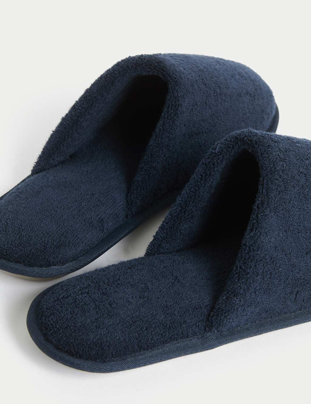 Towelling Mule Slippers with Freshfeet™ 3 of 4
