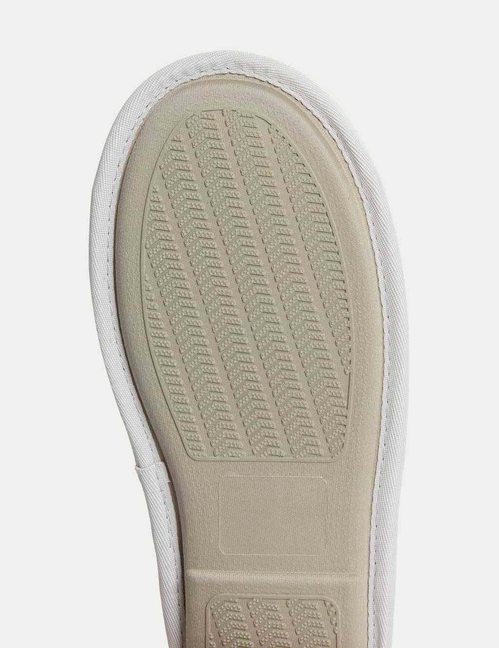Towelling Mule Slippers with Freshfeet™ 4 of 4