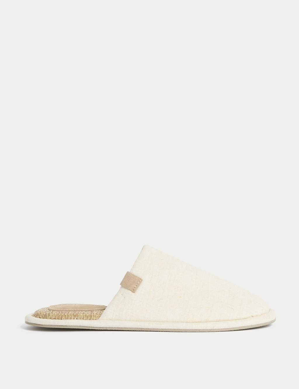 Linen Rich Mule Slippers 1 of 4