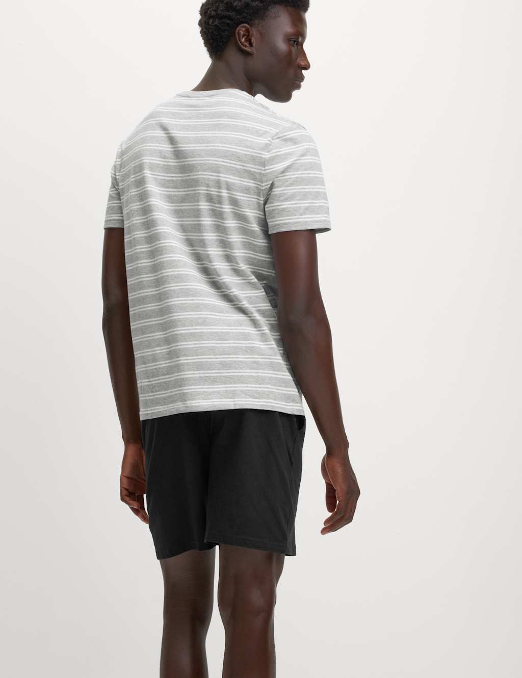 Pure Cotton Striped Pyjama Set 5 of 8
