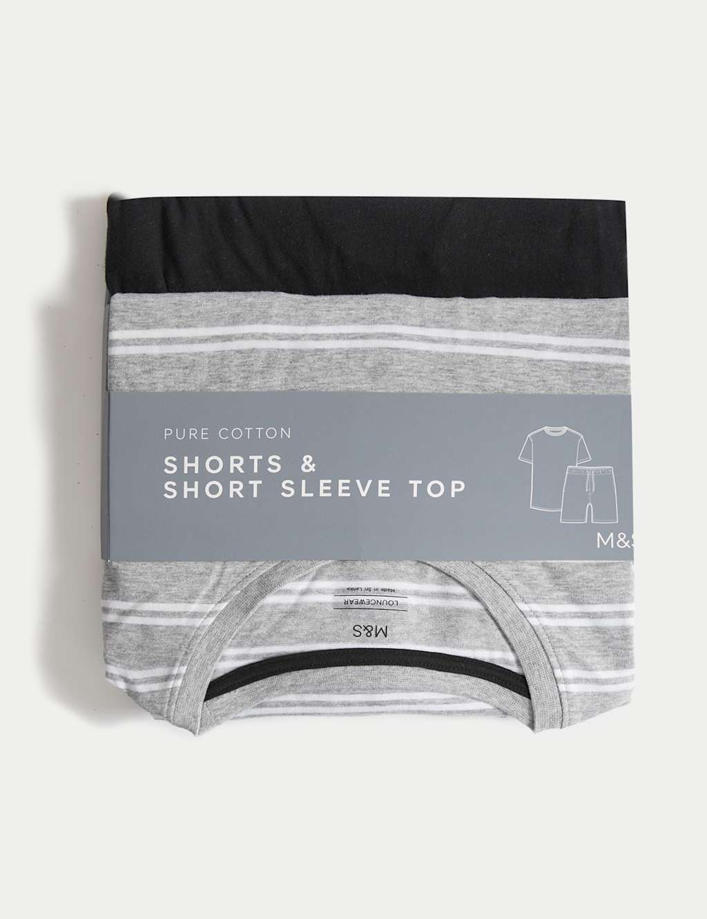 Pure Cotton Striped Pyjama Set 8 of 8