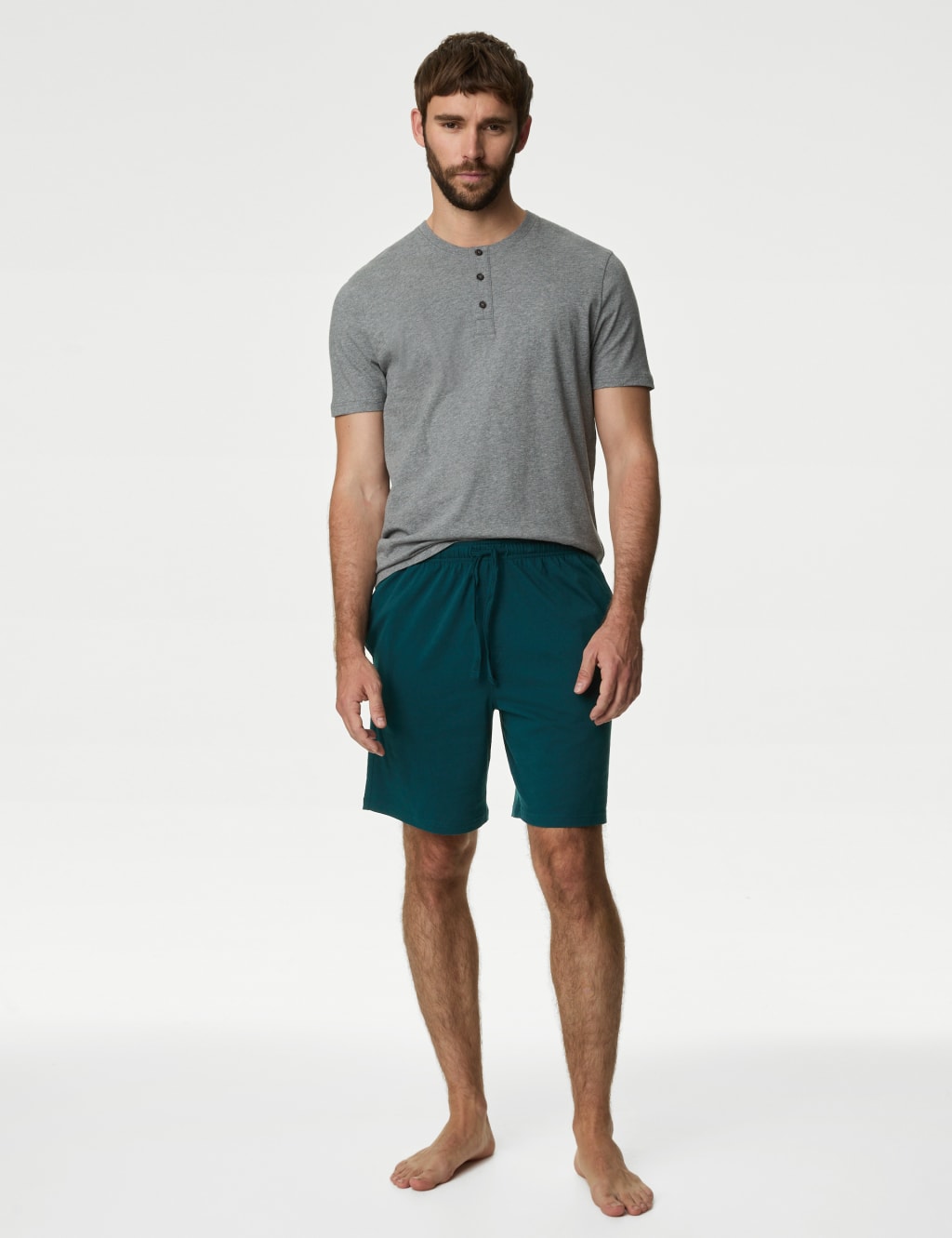 2pk Pure Cotton Jersey Pyjama Shorts 4 of 5