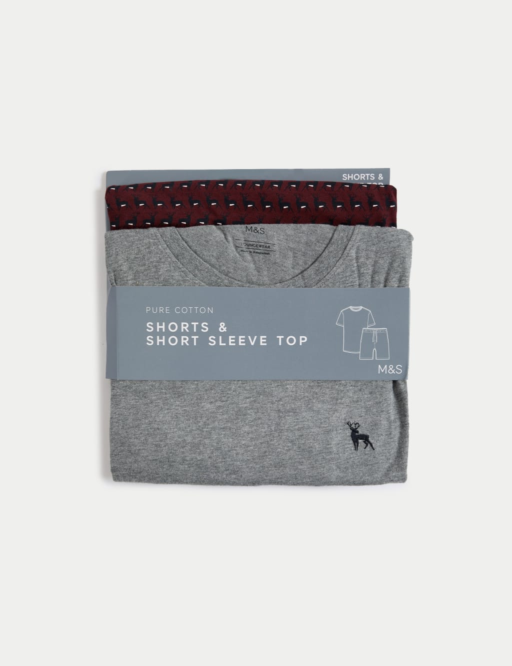 Marks and spencer mens pyjama shorts discount
