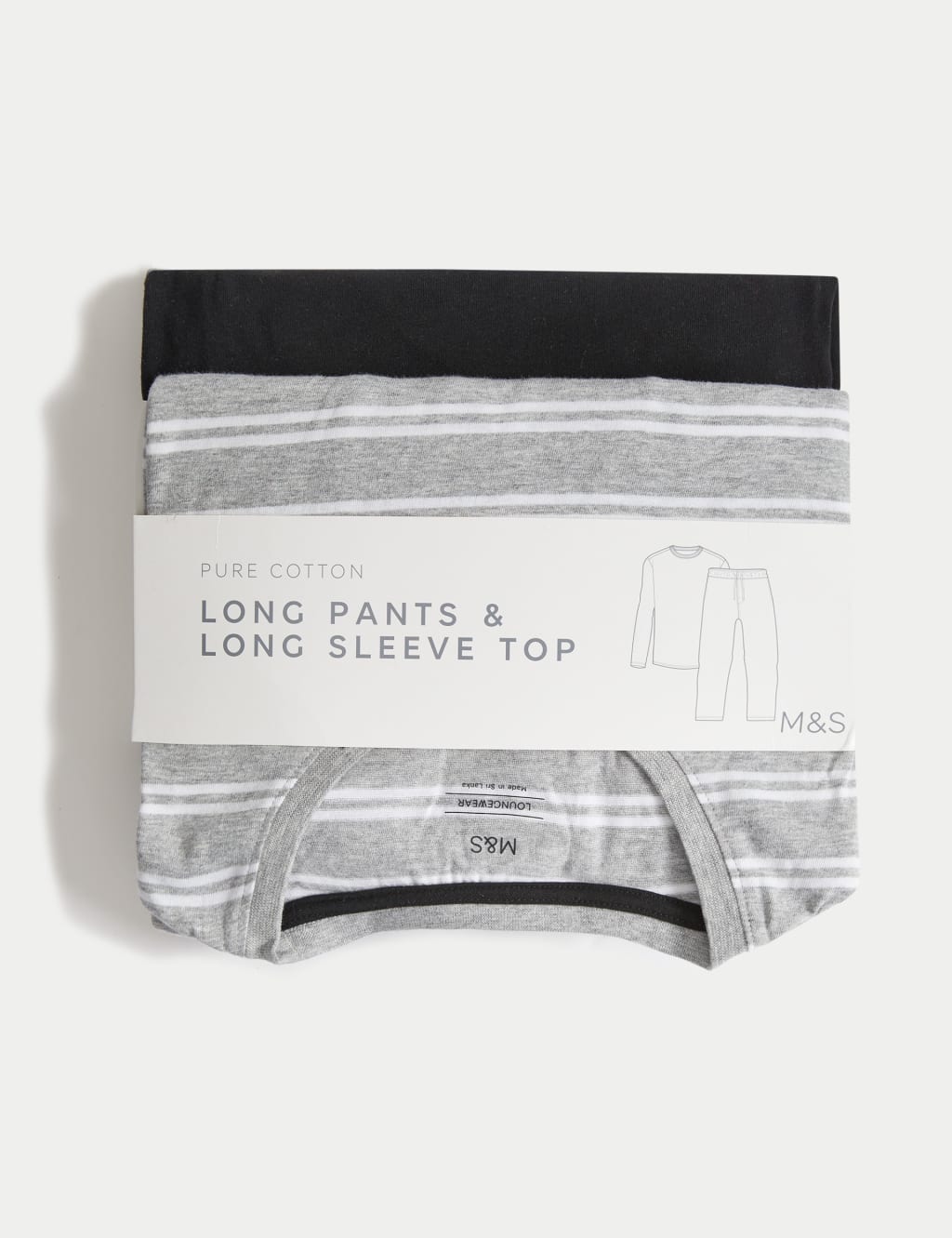 Pure Cotton Striped Pyjama Set 7 of 7
