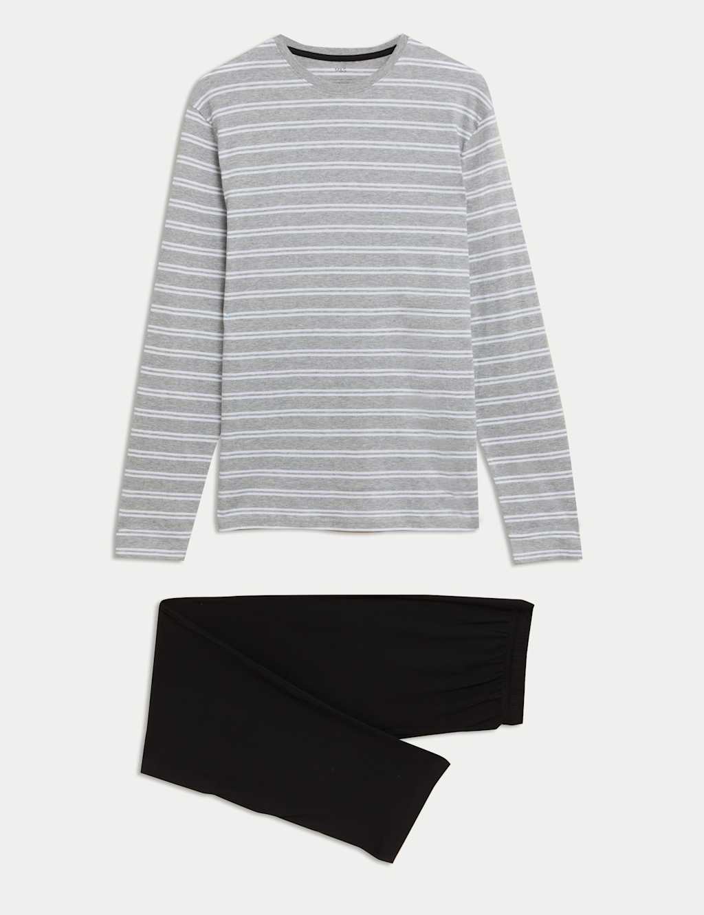 Pure Cotton Striped Pyjama Set 2 of 7