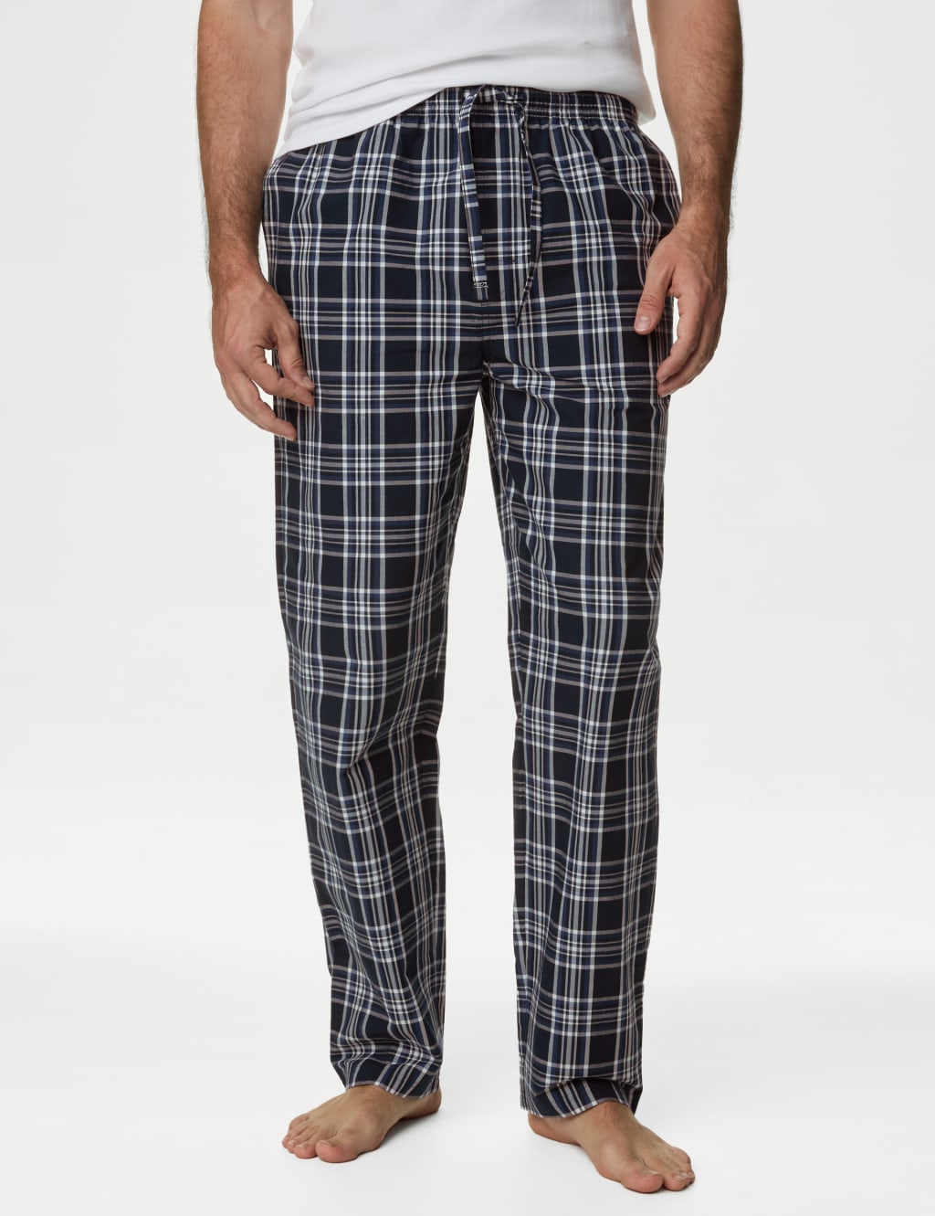 2pk Pure Cotton Pyjama Bottoms M S Collection M S