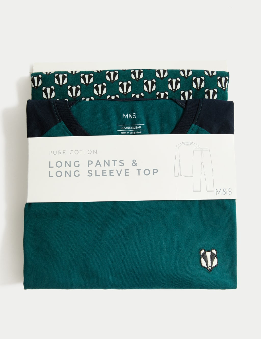 M&s badger pyjamas 2025