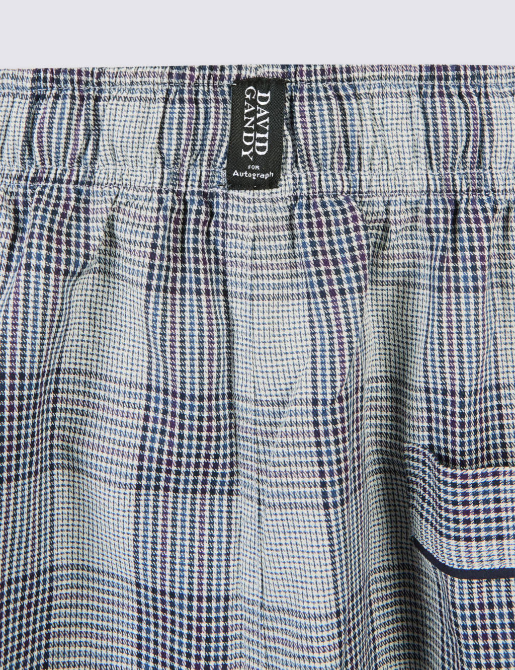 David gandy pyjama shorts top