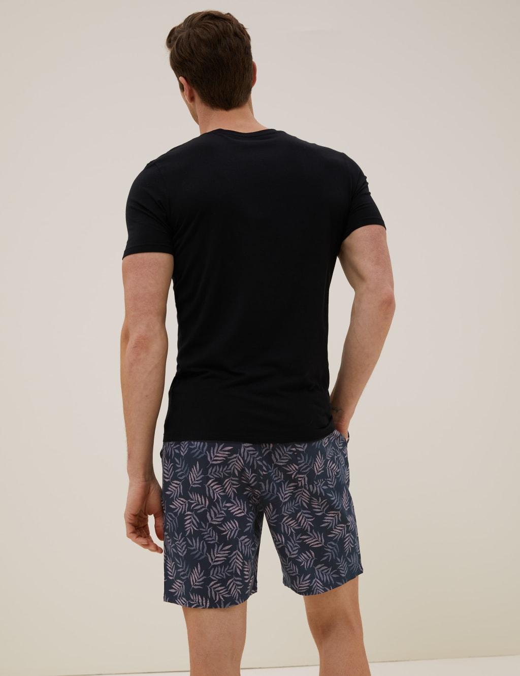 Cotton Tencel™ Woven Pyjama Shorts 4 of 5