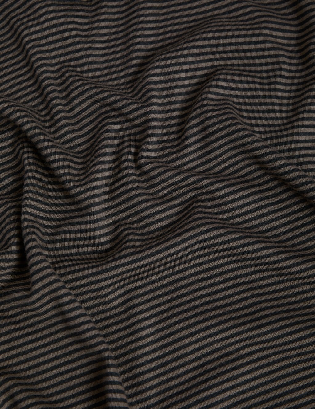 Cotton Modal Blend Striped Loungewear Top
