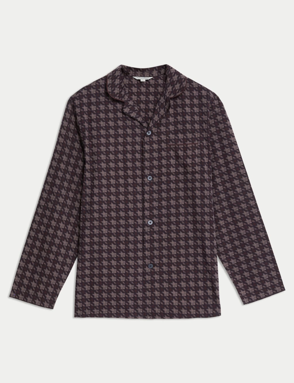 Supima Cotton Rich Geometric Print Pyjama Top Autograph M S