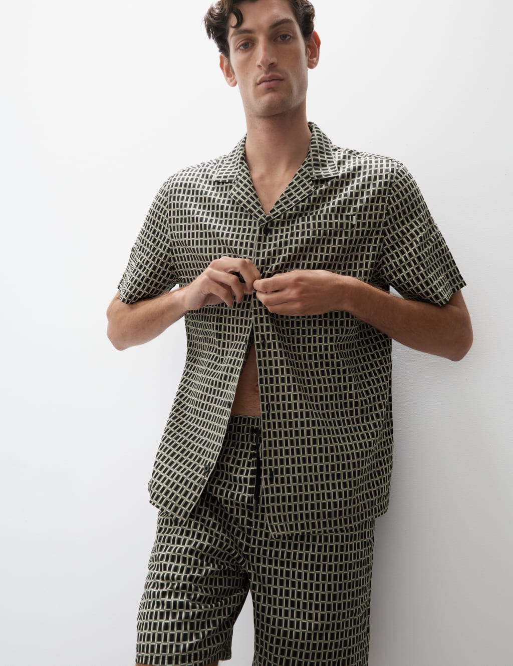 Cotton Rich Printed Pyjama Top 3 of 5