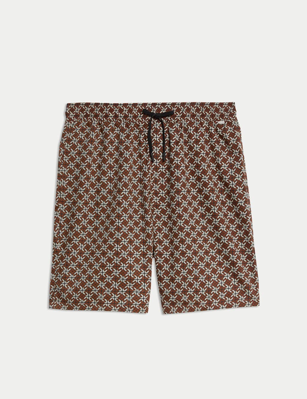 Cotton Rich Geometric Print Pyjama Shorts 2 of 6