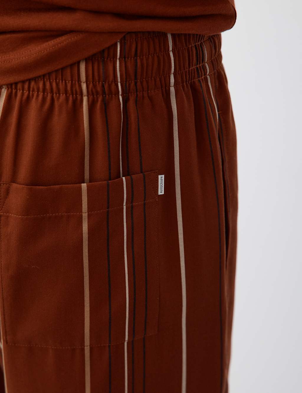 Pure Lyocell Striped Pyjama Bottoms 3 of 7