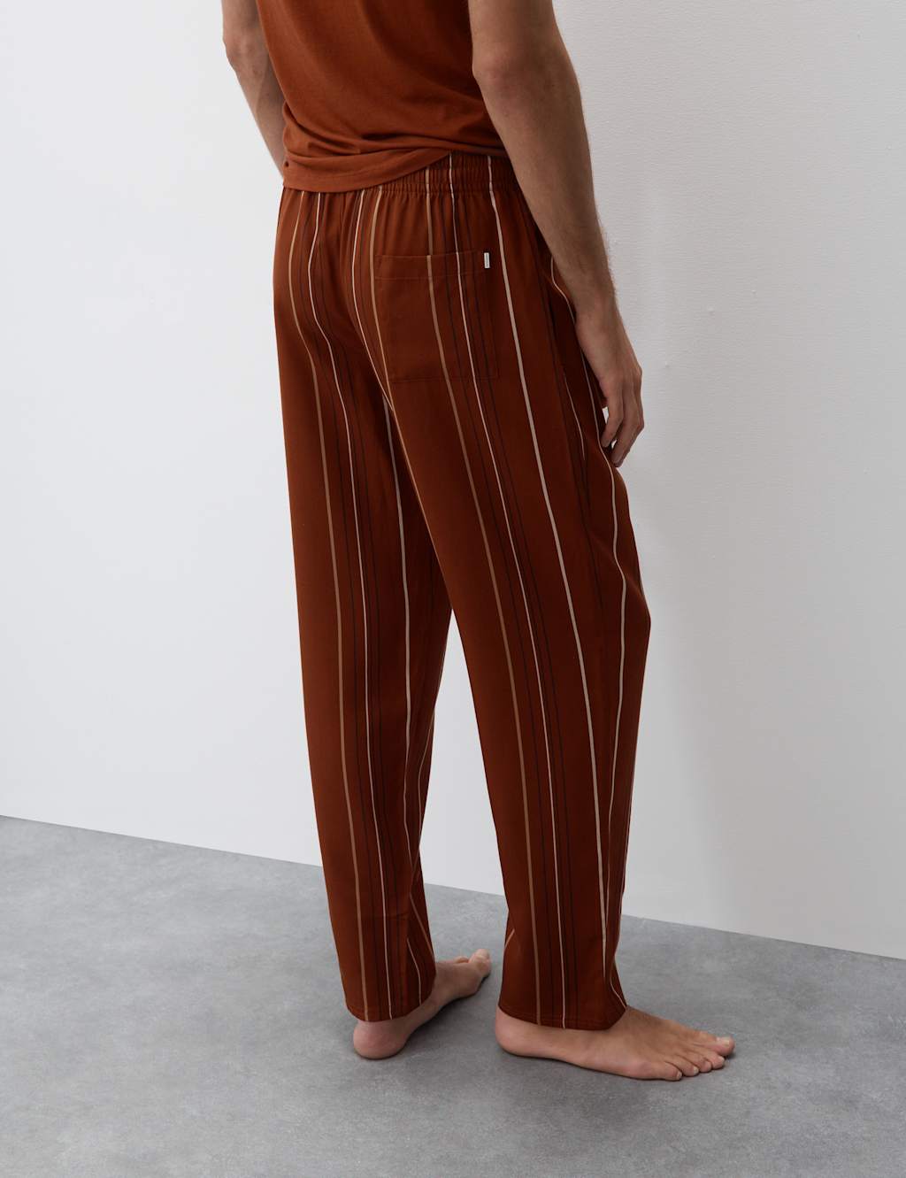 Pure Lyocell Striped Pyjama Bottoms 7 of 7