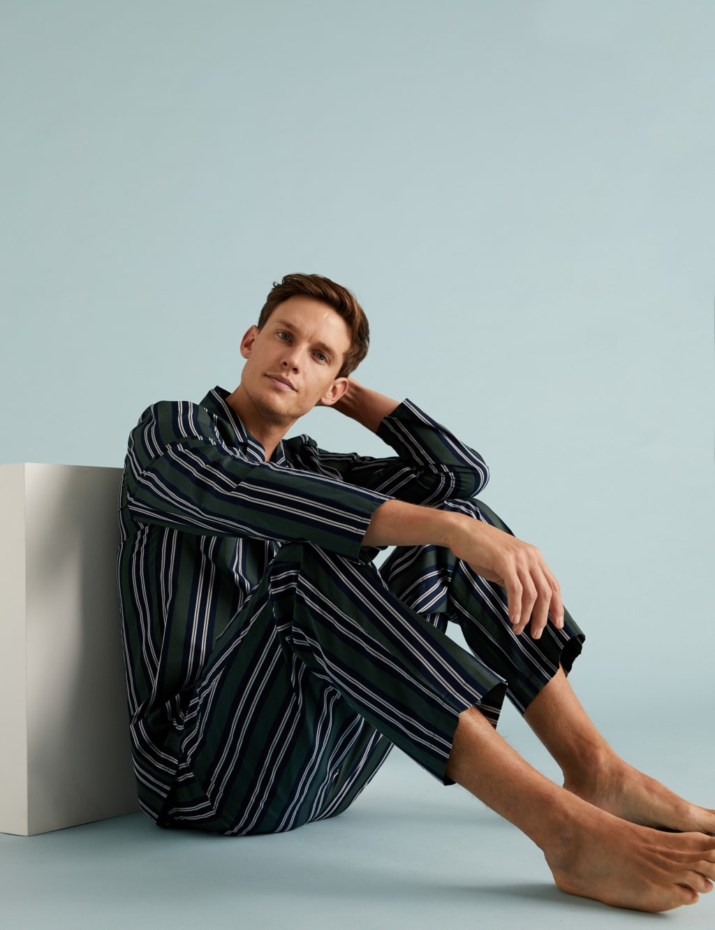 Cotton Striped Pyjama Set 1 of 5