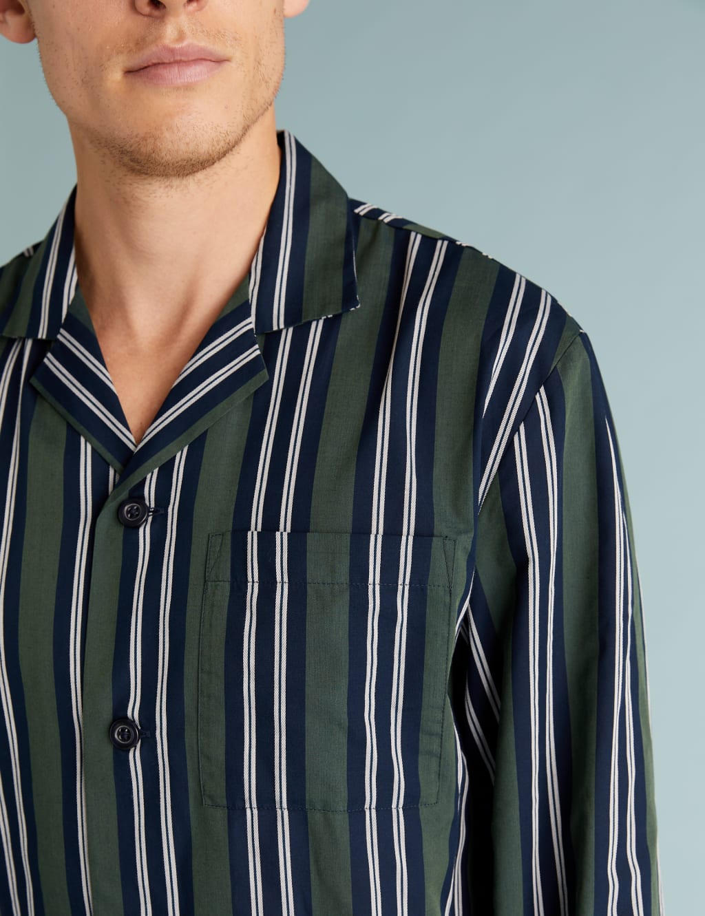 Cotton Striped Pyjama Set 3 of 5