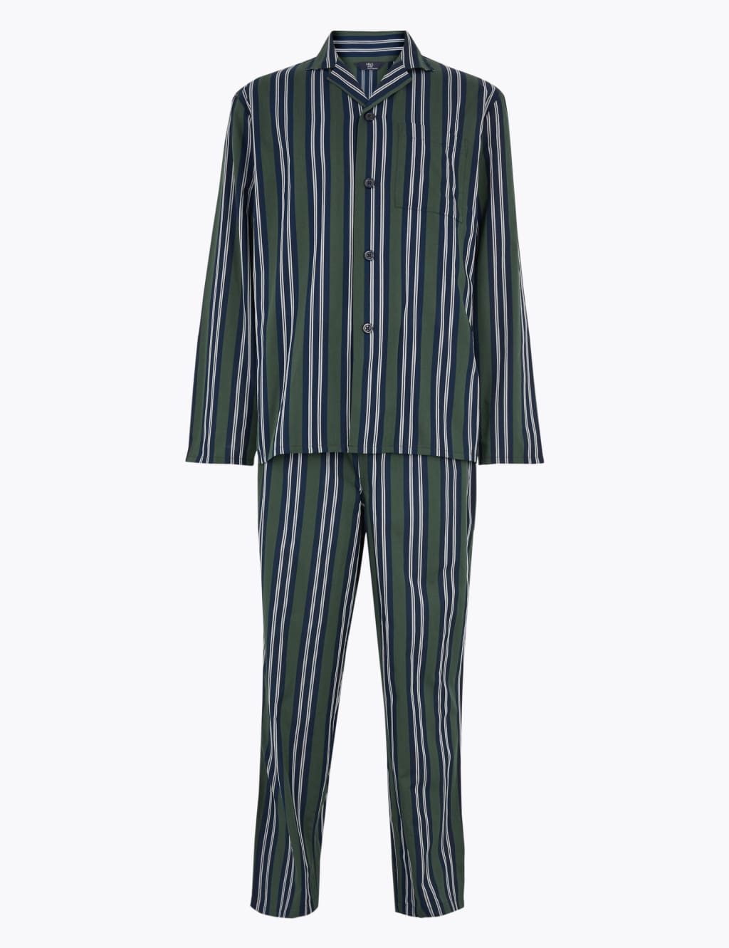 Cotton Striped Pyjama Set 2 of 5