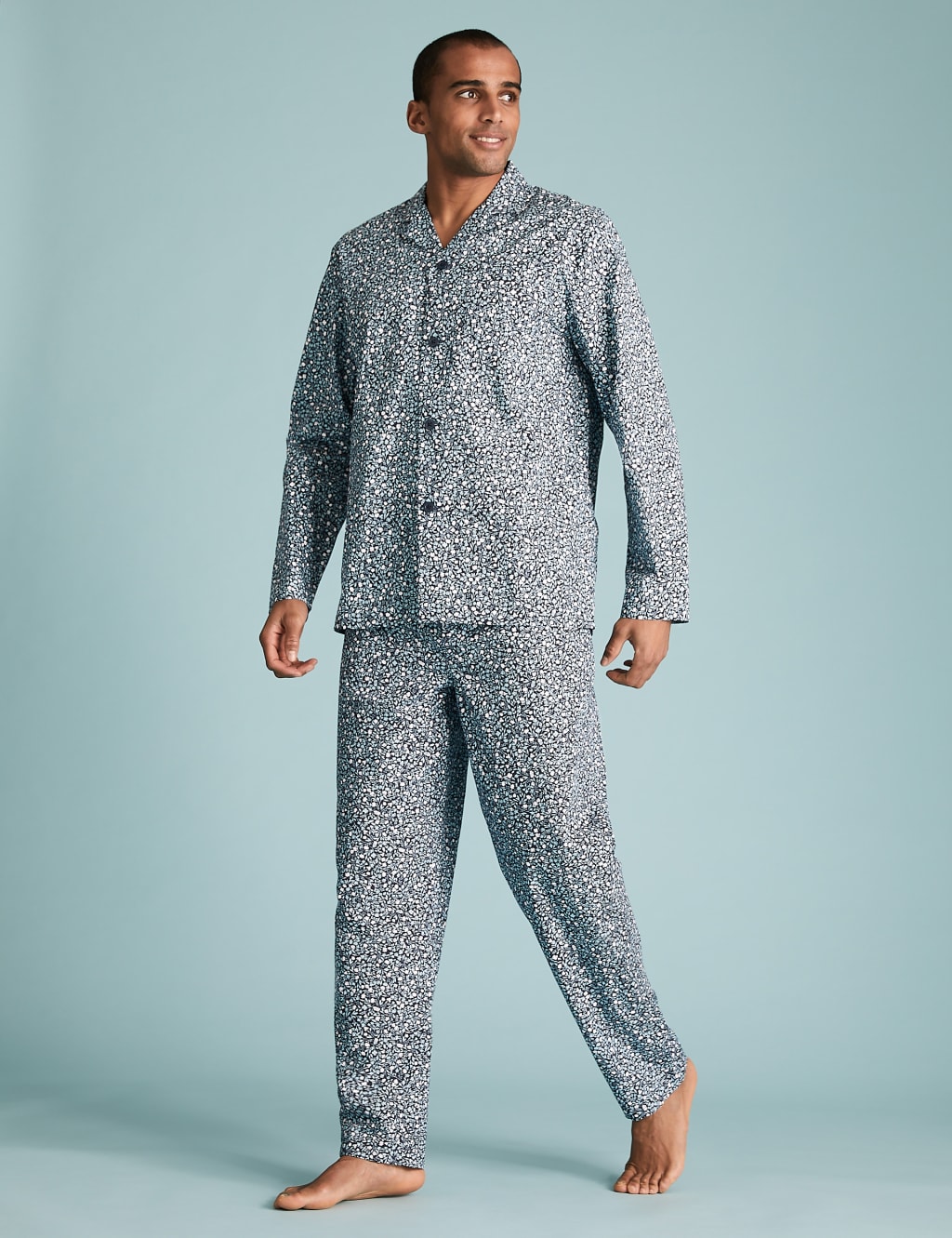 Cotton Ditsy Floral Pyjama Set M S Collection M S