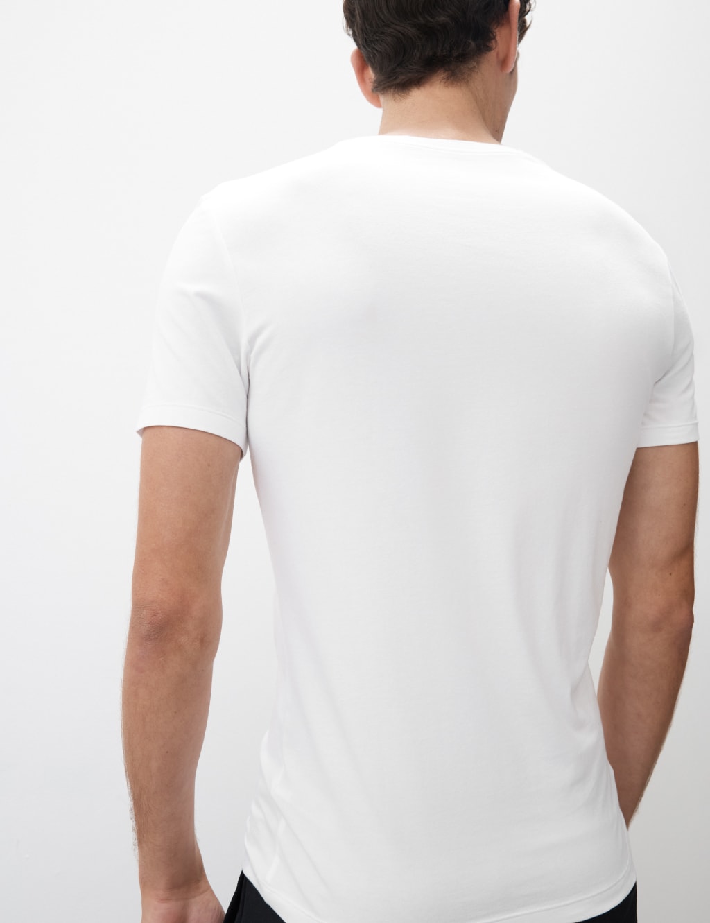Supima® Cotton Blend T-Shirt Vest 4 of 5