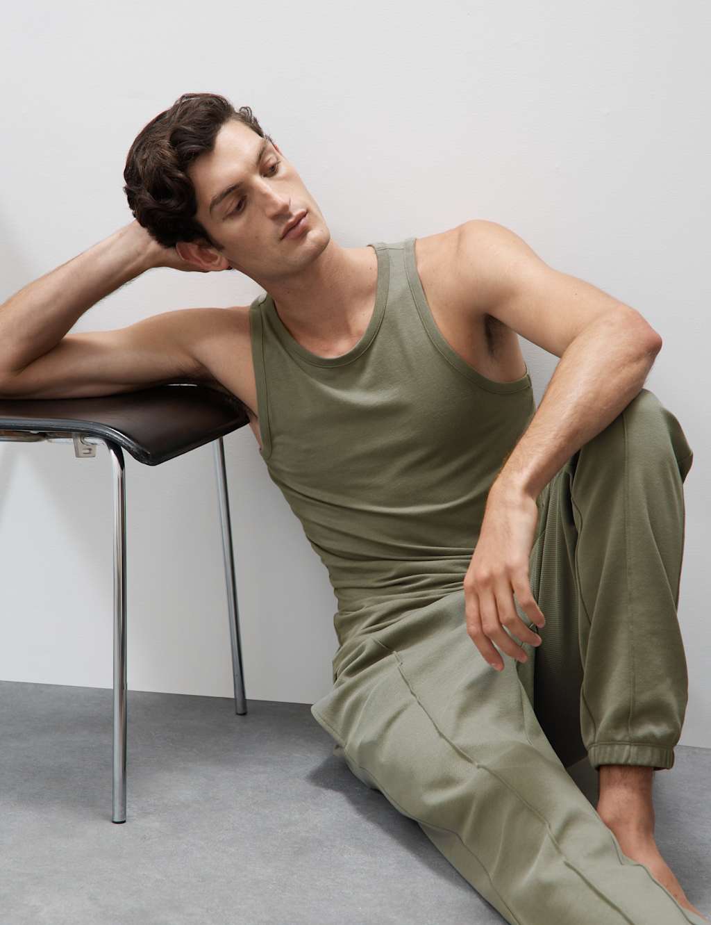 Supima® Cotton Modal Sleeveless Vest 1 of 7