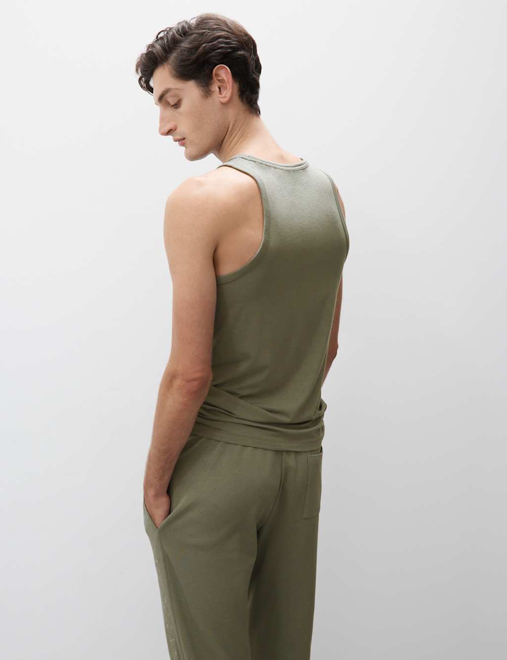 Supima® Cotton Modal Sleeveless Vest 7 of 7