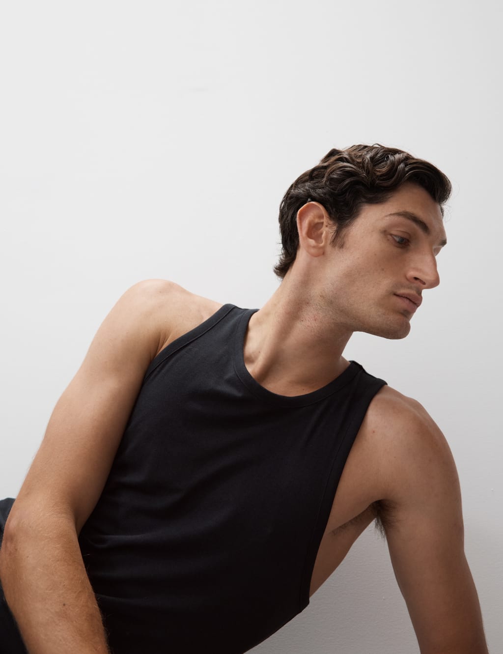 Supima® Cotton Modal Sleeveless Vest 5 of 5