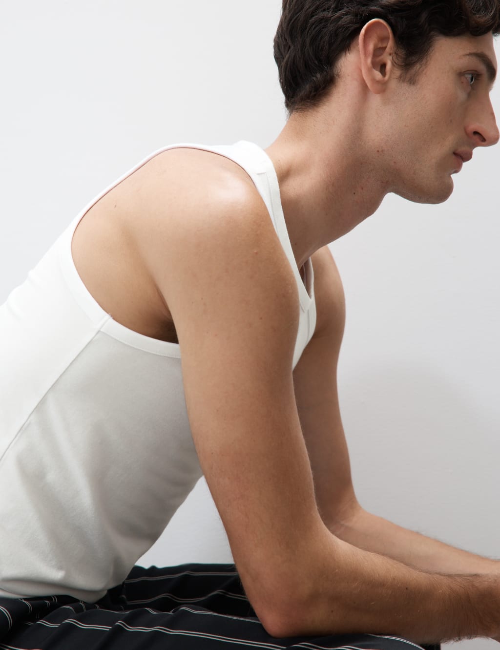 Supima® Cotton Modal Sleeveless Vest 5 of 7