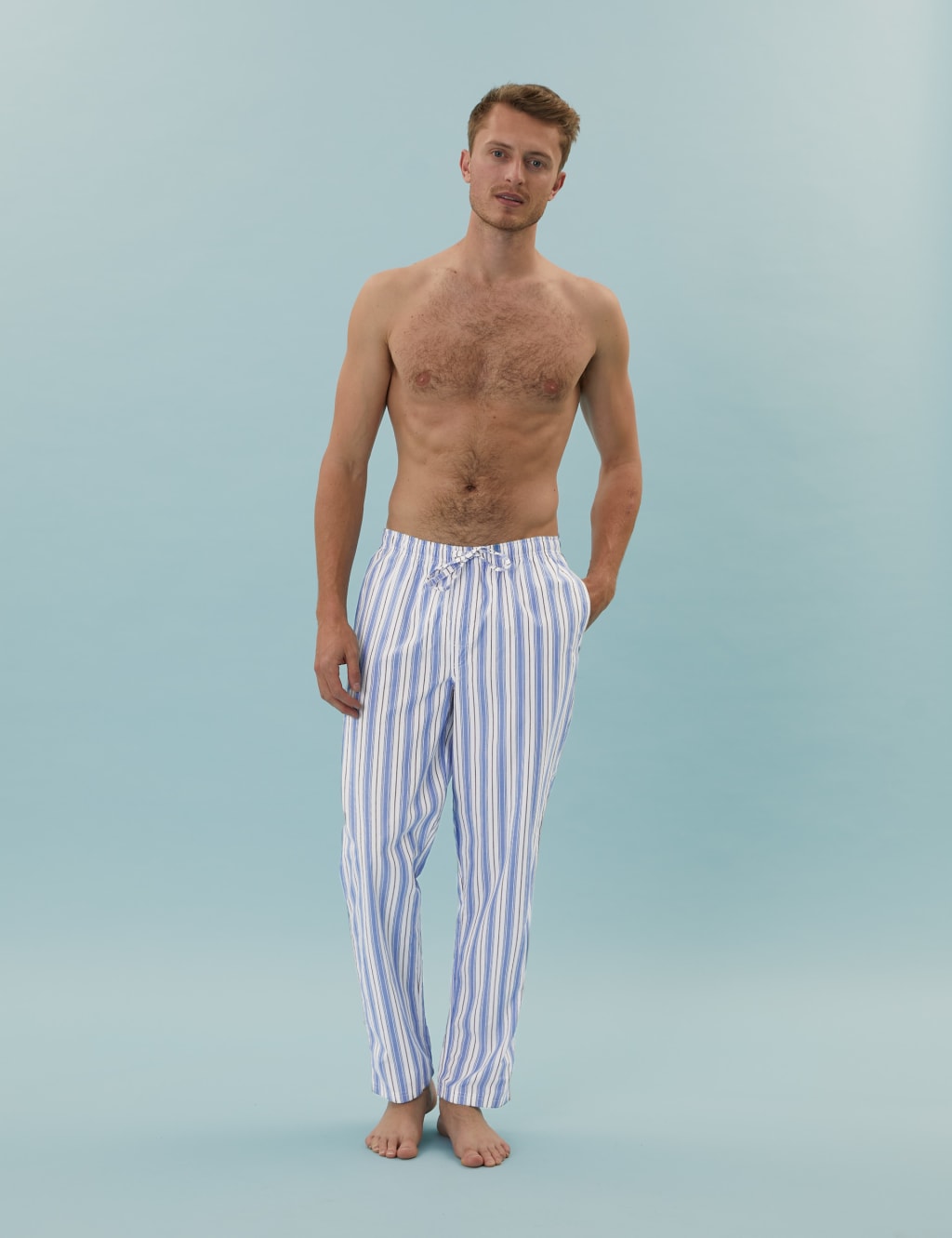 2 Pack Pure Cotton Pyjama Bottoms M S Collection M S