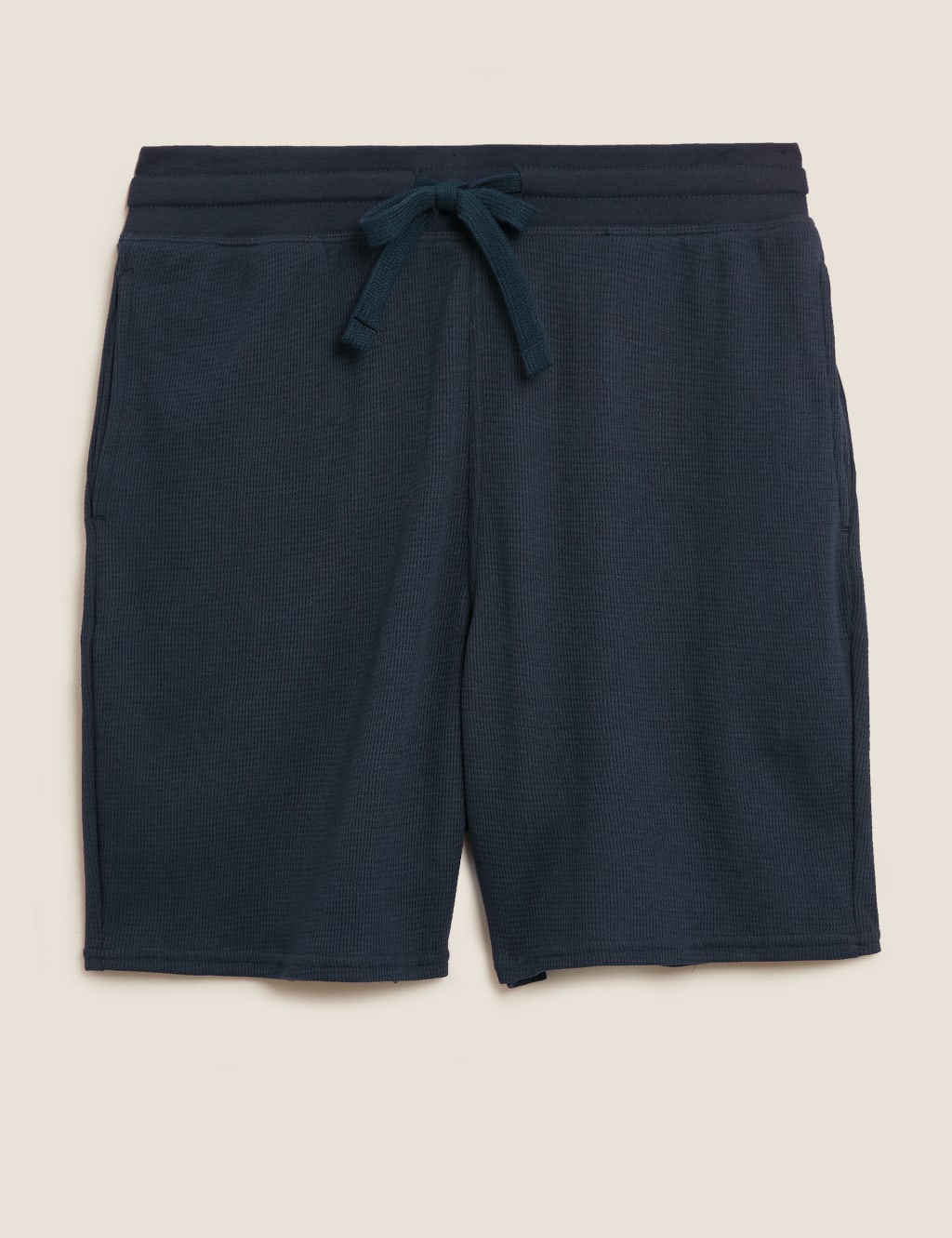 Cotton Supersoft Waffle Loungewear Shorts 2 of 5