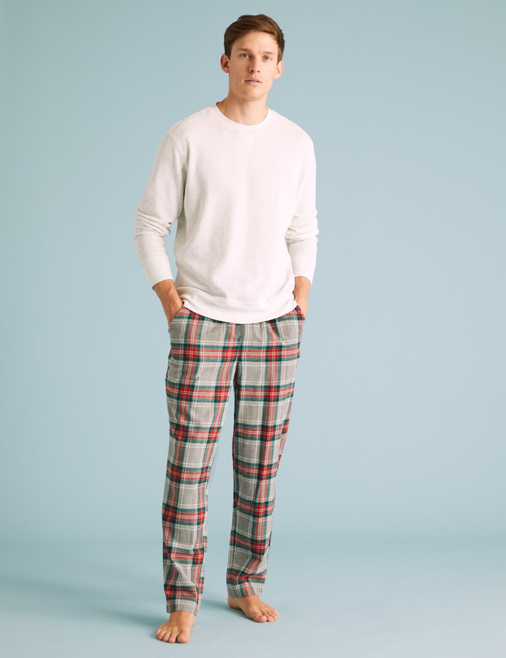 Men s Family Christmas Pyjama Bottoms M S Collection M S