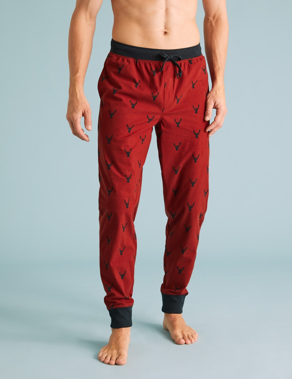 Supersoft Printed Pyjama Bottoms M S Collection M S