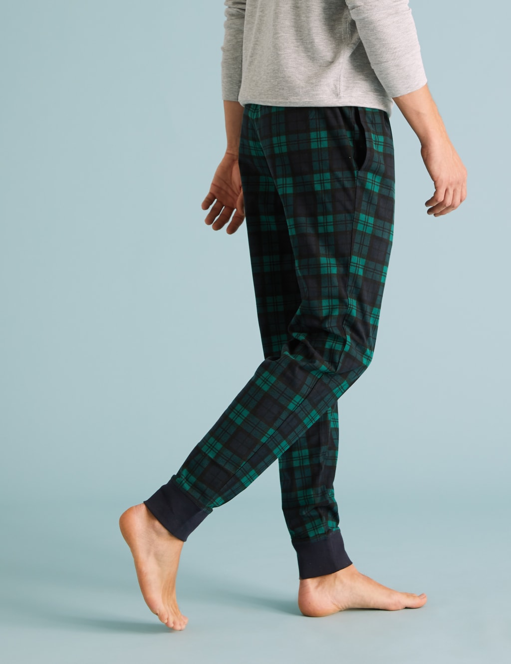 Supersoft Checked Pyjama Bottoms 4 of 5