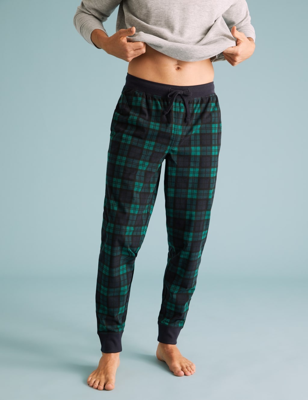 Supersoft Checked Pyjama Bottoms 5 of 5